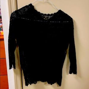 Long sleeve black top